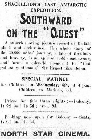 Southward on the Quest's poster