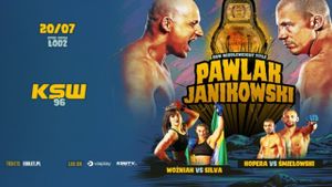 KSW 96: Pawlak vs. Janikowski's poster