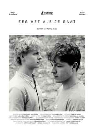 Zeg het als je gaat's poster