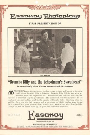 Broncho Billy and the Schoolmam's Sweetheart's poster