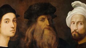 Les Maîtres de Rome : Michel-Ange, Raphaël et Léonard de Vinci's poster