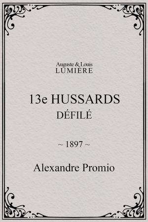 13e hussards : défilé's poster
