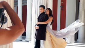 Making MEGA in Greece with JaDine's poster