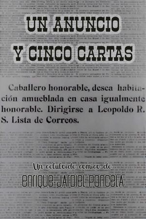 Un anuncio y cinco cartas's poster