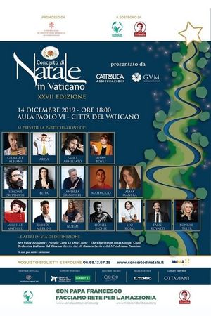 Concerto di Natale in Vaticano 2019's poster