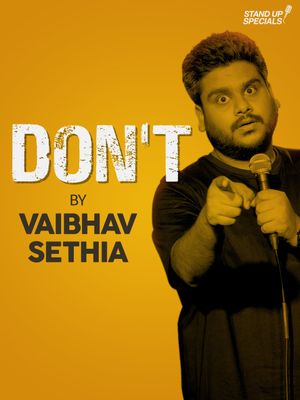 Vaibhav Sethia: Don't's poster