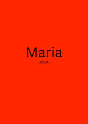 Maria's poster