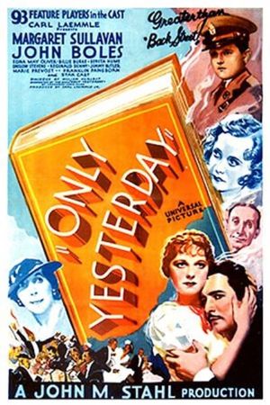 Only Yesterday's poster
