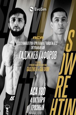 ACA 180: Gadzhiev vs. Gaforov's poster