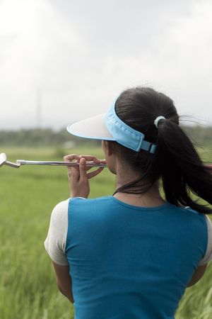 A Lady Caddy Who Never Saw a Hole in One's poster