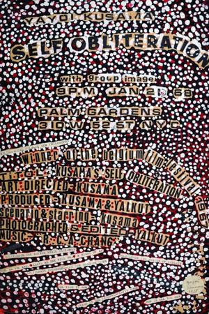 Kusama's Self-Obliteration's poster