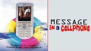 Message in a Cell Phone's poster