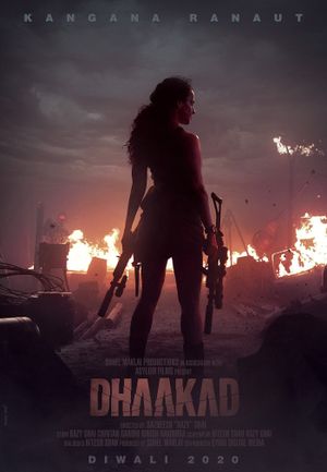 Dhaakad's poster