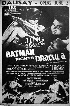 Batman Fights Dracula's poster