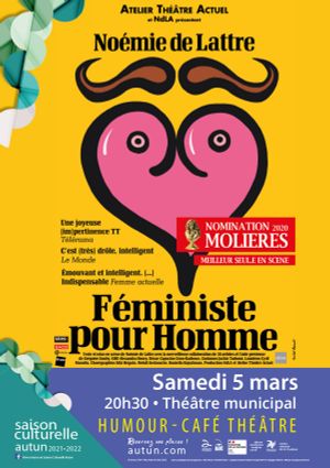 Noémie de Lattre : féministe pour homme's poster