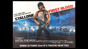 First Blood's poster