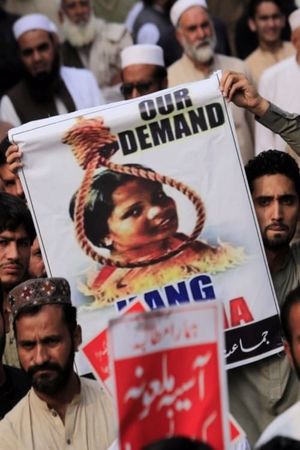Freedom for Asia Bibi's poster