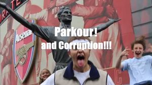 Parkour!!! (and corruption with a Q)!'s poster