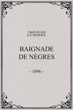 Baignade de nègres's poster