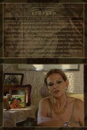 A Dying Breed: The Making of 'The Leopard''s poster