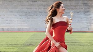 The Running Actress's poster