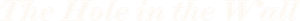The Hole in the Wall's poster