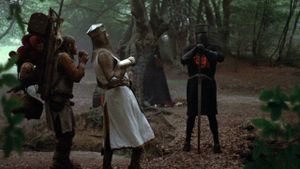 Monty Python and the Holy Grail's poster