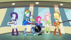 My Little Pony: Equestria Girls - Rainbow Rocks Animated's poster