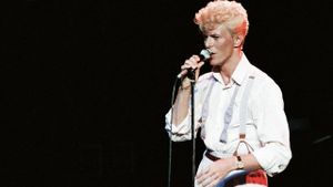 David Bowie:  Serious Moonlight's poster