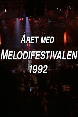 Året med melodifestivalen 1992's poster