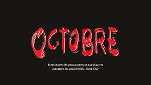 Octobre's poster