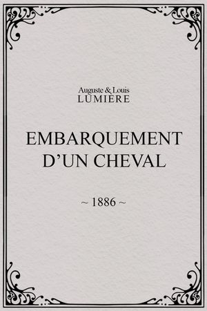 Embarquement d’un cheval's poster