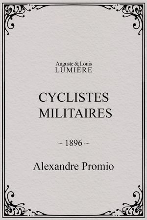 Cyclistes militaires's poster