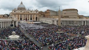 The Day of the Two Holy Popes's poster