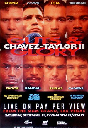 Julio César Chávez vs. Meldrick Taylor II's poster