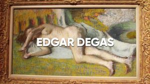 Les plus grands peintres du monde : Edgar Degas's poster