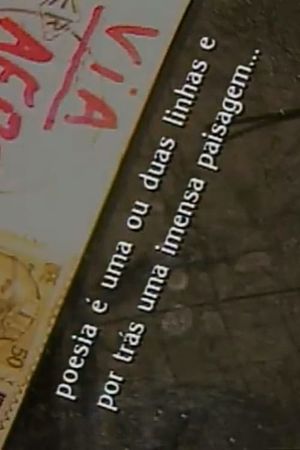 Poesia é uma ou duas linhas, por trás uma imensa paisagem's poster