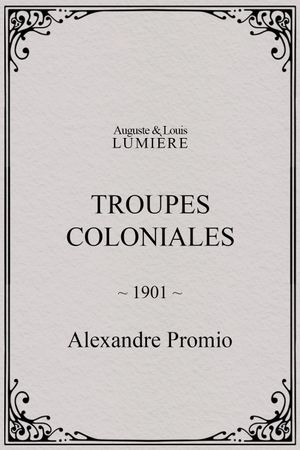 Troupes coloniales's poster