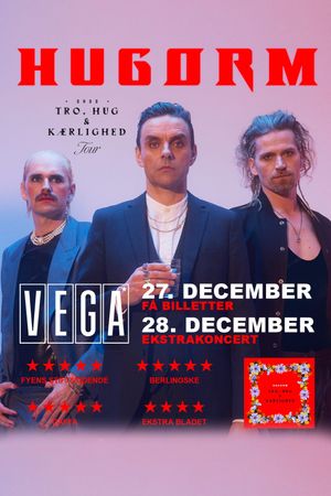 HUGORM - Live at VEGA 28.12.2022's poster