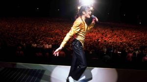 Michael Jackson: Live in Bucharest - The Dangerous Tour's poster