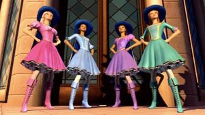 Barbie and the Three Musketeers's poster