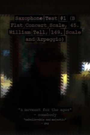 The Saxophone Test's poster