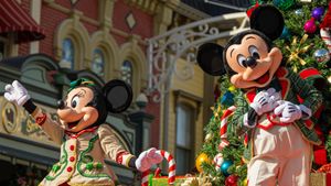 Disney Parks Magical Christmas Day Parade's poster