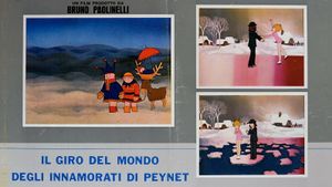 Il giro del mondo degli innamorati di Peynet's poster