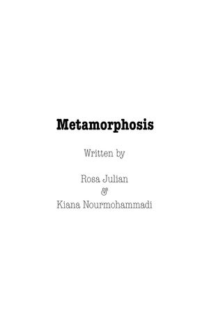 Metamorphosis's poster