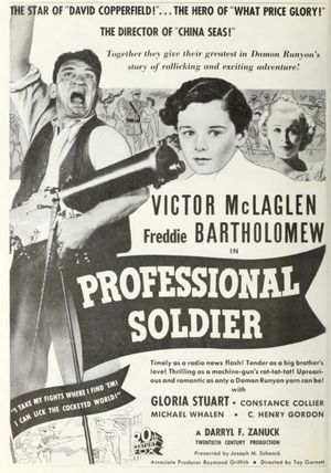 Professional Soldier's poster