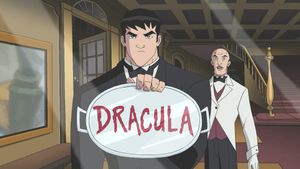 The Batman vs. Dracula's poster