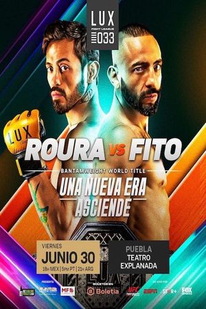 LUX Fight League 33's poster