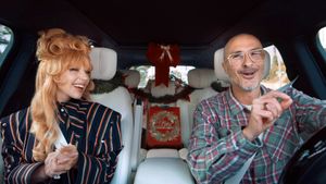 A Carpool Karaoke Christmas's poster