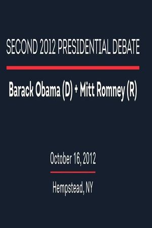 2012 Second Presidential Debate's poster